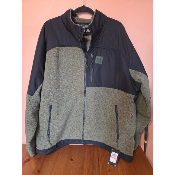 Under Armour Mens UA Mission Boucle Sherpa Jacket Size 3XL New With Tags!!! - Picture 1 of 8
